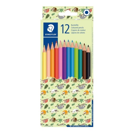 Školské pastelky, 12 farieb, STAEDTLER - SUPER KVALITA