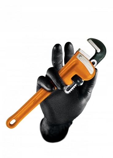 NITRAX GRIP ČIERNE RUKAVICE 9