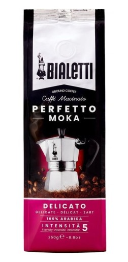 Bialetti Perfetto Moka Delicato mletá káva 250g