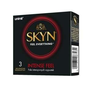 Kondómy UNIMIL SKYN Intense Feel - 3 kusy