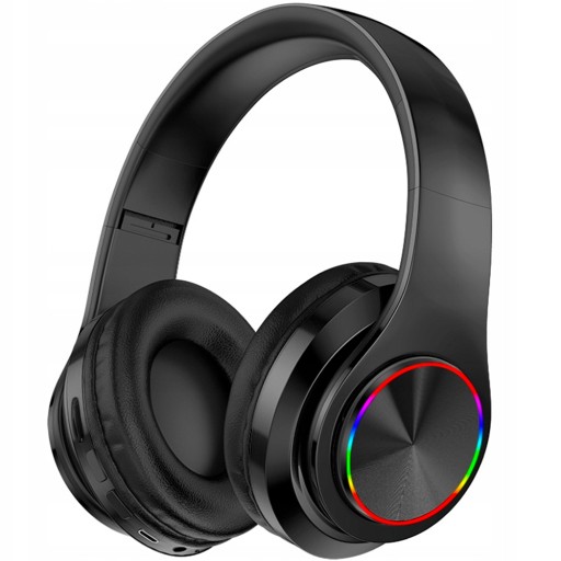BEZDRÔTOVÉ SLÚCHADLÁ BLUETOOTH 5.0 MIKROFÓN RGB OSVETLENIE