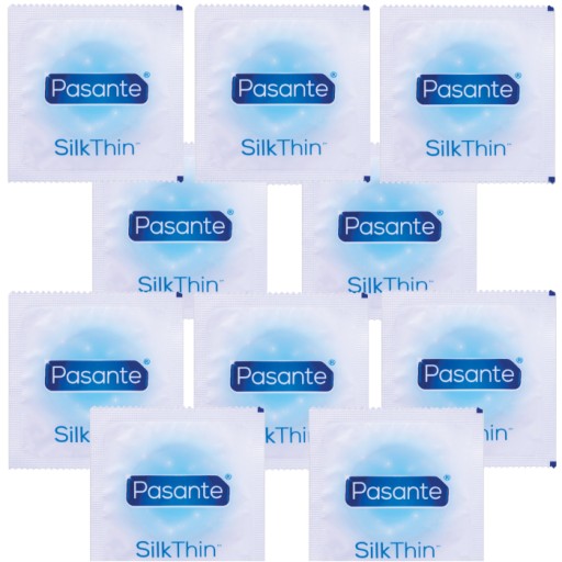 PASANTE SILK THIN kondómy, tenšie steny, 10ks prirodzený orgazmus