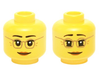 Lego New Head Yellow Head dámske okuliare Babička 3626cpb1398