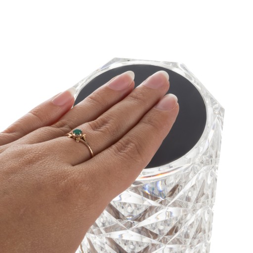 Crystal Rose LED Diamond Touch nočná lampa + RGB diaľkové ovládanie
