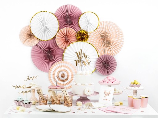 Biele taniere 18 cm 6 ks Birthday Party