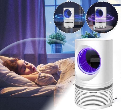 UV INSEKTICÍDNA LAMPA PRE KOMÁRE, HMYZ, muchy, osy, MOLE, USB VEĽKÉ