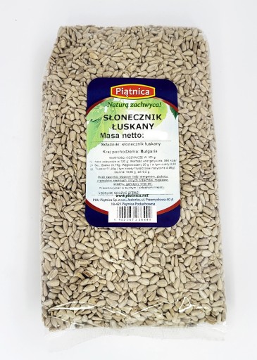 SLNEČNICA LÚPANÁ 250 g Piątnica prírodné ČERSTVÉ slnečnicové semienka