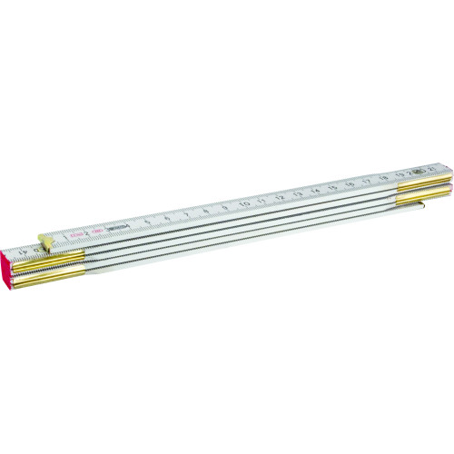 Drevené meracie pásmo Modeco MN-80-149 Expert, biele, 1 m