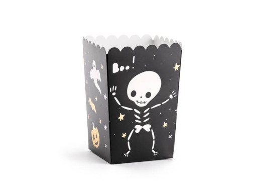 BOO HALLOWEEN POPCORN BOXY CUKROVINY 6 kusov