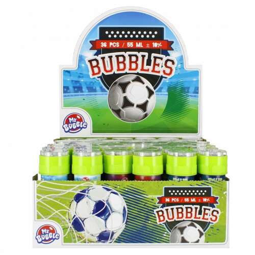 MYDLOVÉ BUBLINY FUTBAL MY BUBBLE 55 ML RÔZNE PREVEDENIA