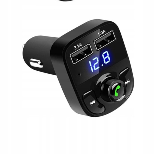 Bluetooth Dual Mp3 Fm Transmitter Nabíjačka Rýchle bezdrôtové nabíjanie