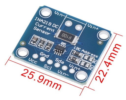 346 INA219 Arduino modul na meranie aktuálneho napájacieho napätia