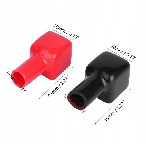 1 PÁR KRYTOV SVORKOV BATÉRIÍ 10MM SI-A0104