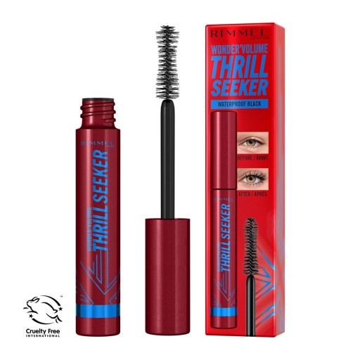 Rimmel Wonder'Volume Thrill Seeker vodeodolná čierna maskara