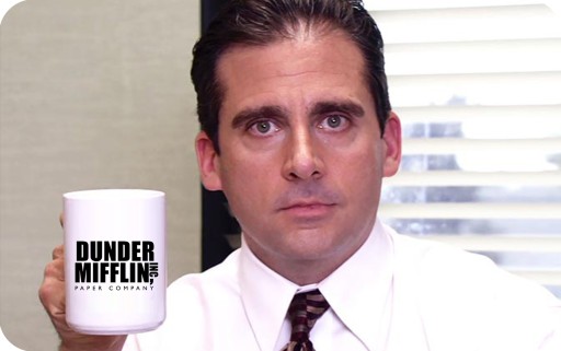 Kancelársky hrnček DUNDER MIFFLIN