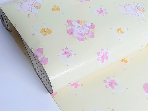 45cm Ozdobná detská dyha VÍLA žltá