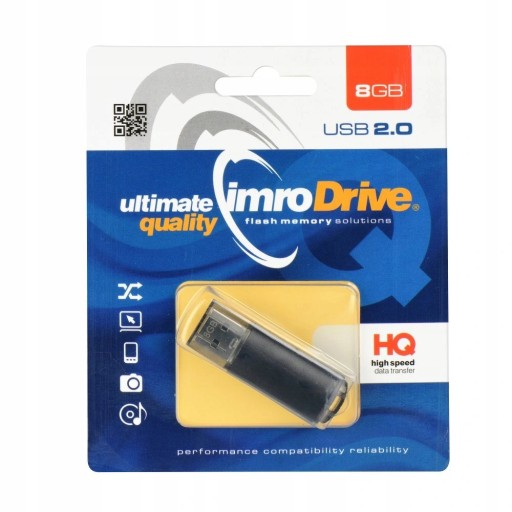 Imro pendrive 8GB USB 2.0 čierny