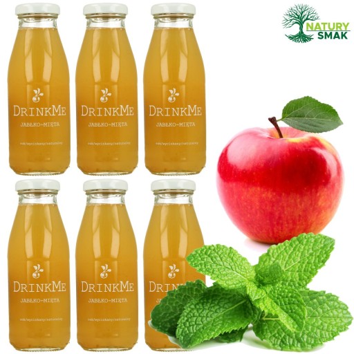 Sadvit Apple-Mint Juice 250ml 100% prírodný, LISOVANÝ, prirodzene zakalený