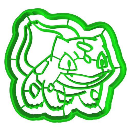 Vykrajovač na sušienky Pokemon Bulbasaur 1 8 cm