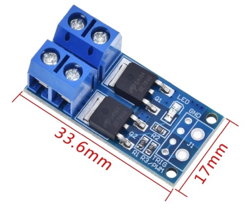 535 PWM MOSFET modul 36V 400W 15A Arduino