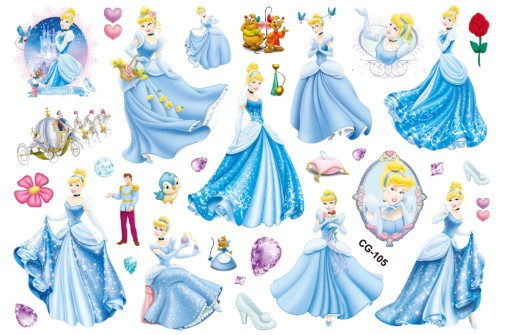 Umývateľné tetovanie pre deti PRINCESSES CG105