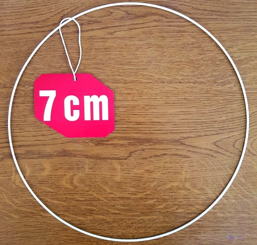 Prsteň lapač snov BIELY 7 cm