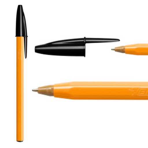 BIC Orange Original Fine guľôčkové pero 0,8 mm, čierne