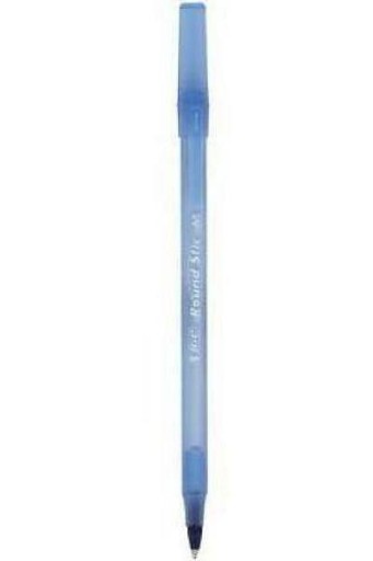 BIC Round Stick modré pero