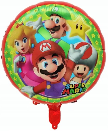 FÓLIOVÝ BALÓN SUPER MARIO BROS LUIGI DARČEK 45cm