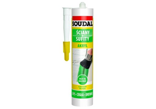 SOUDAL Čierny akryl 280 ml