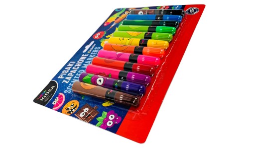 Malé VOŇANÉ VÝLETY PRE DETI Sada 12 ks VOŇANÝCH ZNAČOVAČOV Kidea Colors