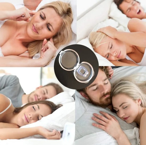 Špeciálna magnetická spona na nos proti chrápaniu v noci