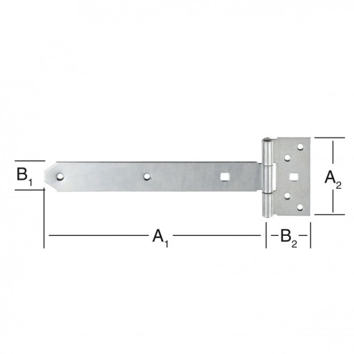 ZB 200 Gólový záves 200x45x90x35x3mm