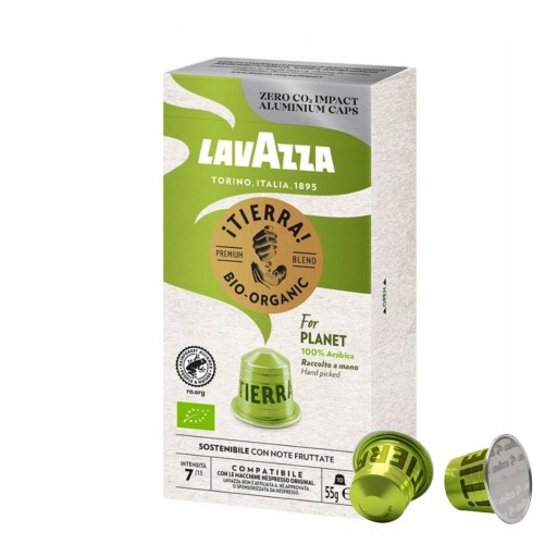 Nespresso Lavazza Tierra Planet 10 kapsúl