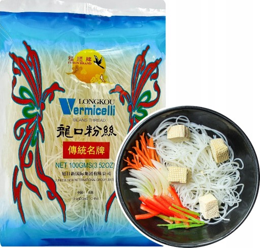 VERMICELLI SÓJOVÉ rezance 100g Z MUNGOVÝCH Bôb