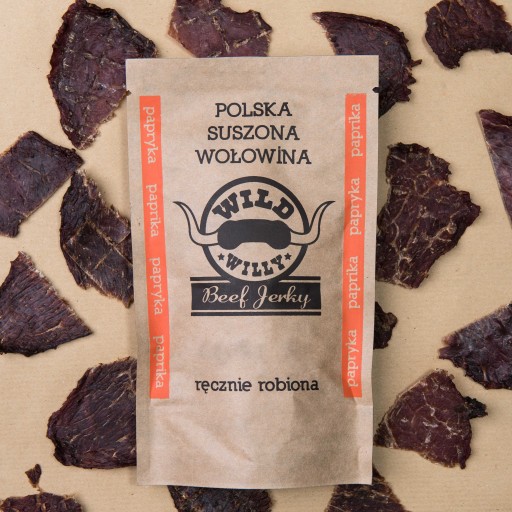 WILD WILLY Sušené hovädzie Beef Jerky Paprika 30G