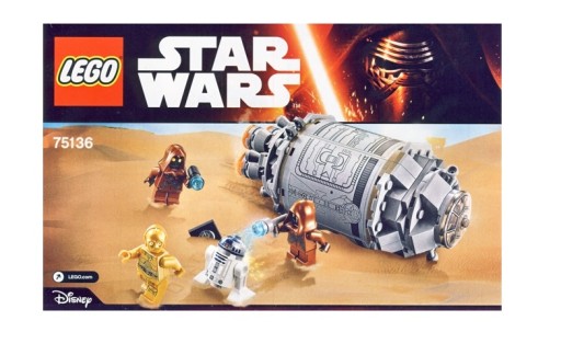 LEGO SW DROID ESCAPSULE MANUÁL 75136