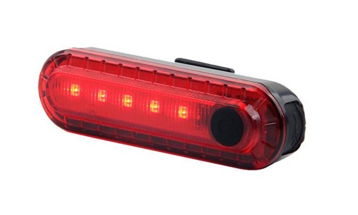 LED ZADNÁ BICYKLE LAMPA USB OSVETLENIE NA BICYKEL