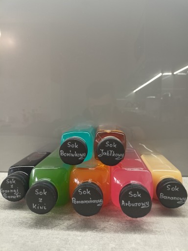 Fľaša PET plastové fľaše na džús, korenie, 500ml, 10 kusov + etikety