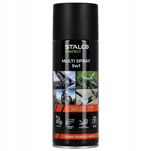 STALCO MULTI SPREJ 5v1 MUS 77 UNIVERZÁLNY VIACÚČELOVÝ PRÍPRAVOK 400 ml