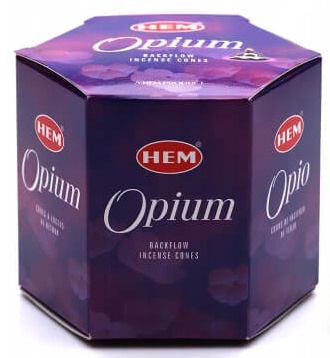INDICKÝ KADIDLOVÝ KUŽEĽOVÝ BACKFLOW OPIUM LEM 40 ks
