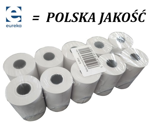 Termorolky do pokladníc a terminálov 57x20, 10 ks papierová rolka
