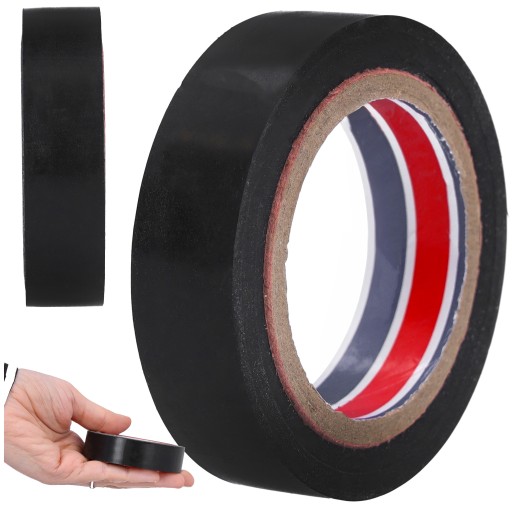 IZOLAČNÁ PÁSKA, lepiaca čierna, 10m/18mm, samolepiaca PVC, vodeodolná