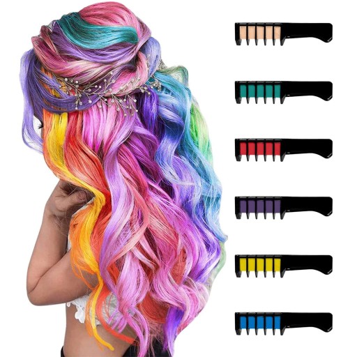 CHALK NA FARBANIE VLASOV Umývateľné pre deti Zvýrazňuje HAIR STYLING