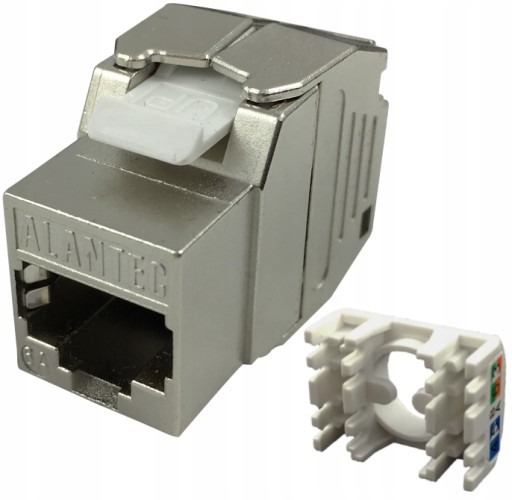 Keystone RJ45 kat.6A STP zásuvka, bez náradia, Alantec
