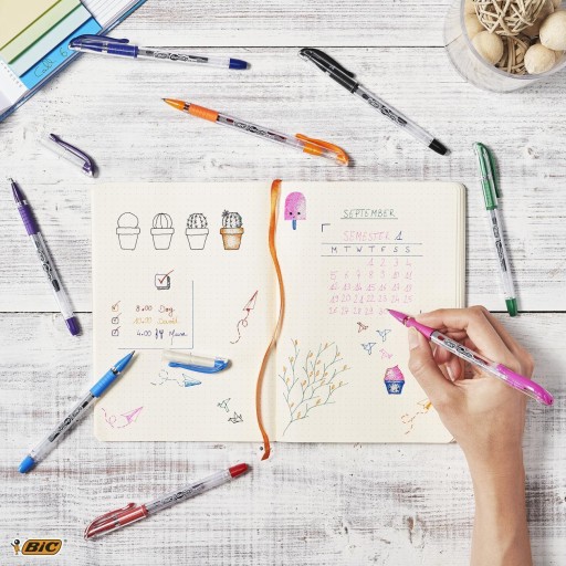 Čierne gélové pero BIC Gel-ocity Stick 0,5 mm