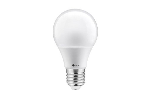 SMD LED žiarovka 2835 E27 A60 9W 760lm AC220-240V 3000K