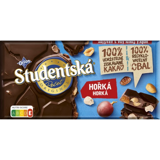 Študentská horká čokoláda 170 g
