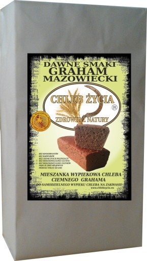 ZMES NA PEČENIE CHLEBA ŽIVOTA GRAHAM MAZOWIECKI 1,00 kg