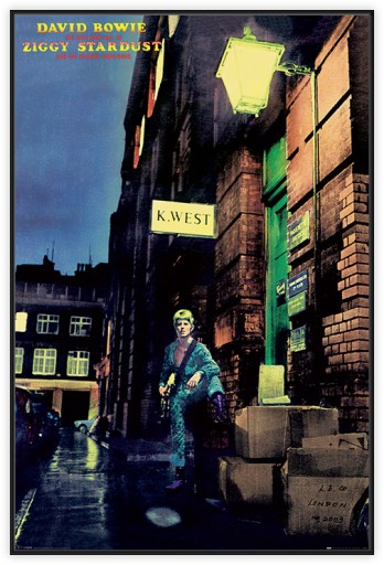 David Bowie Ziggy Stardust hudobný plagát na stenu plagáty 61x91,5 cm